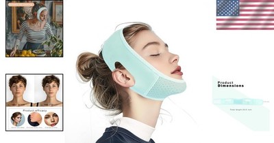 Chin Enhancer Sleep Mask: V Line Lifting & Firming Chin Strap for Rejuvenation