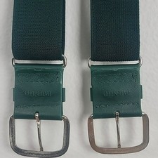 Baseball Belts Lot Of Two Adjustable Green Belts 26-42 Inches