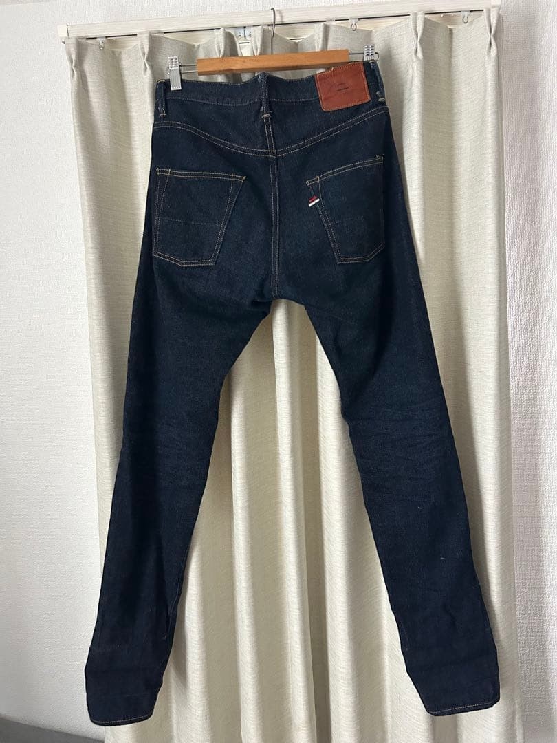 Jeans Momotaro Tanuki 12.5oz Denim W28 tiro alto cónico longitud completa S N...