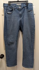 Levis Womens Classic Straight Jeans sz 14 Blue Denim Medium Wash High Rise