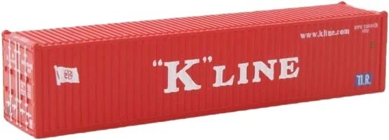 Rokuhan 7297500 - Z - 40' Overseas Container K-Line, 2 Pieces - New