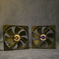 PC Case Fans 2 Phantek 120mm OPEN BOX Set of 2. SAME DAY SHIPPING!