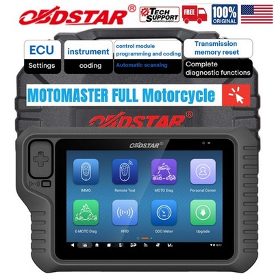 OBDSTAR MOTOMASTER STD/FULL Motorcycle Diagnostic Scan IMMO Remote Test of MS80