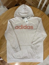 Adidas Essentials Linear Oversized Fleece Hoodie Women's Size Large NWT 50