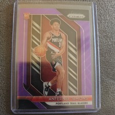Anfernee Simons 2018-19 Panini Prizm Purple Wave Prizm RC #61 Blazers 🔥