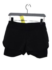 Purity Active Women's Shorts S Black Polyester with Elastane, Nylon Sweat