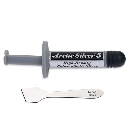 Arctic Silver 5 Thermal Cooling Compound Paste 3.5g High-Density Polysyntheti... - 第 1/9 張圖片
