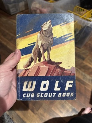 Vintage 1962 Wolf Cub Scout Book Handbook Boy Scouts of America Guide