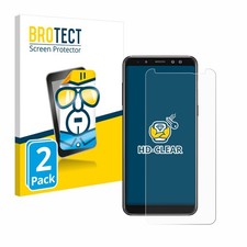 2 Pack Screen Protector for Samsung Galaxy A8 2018 Clear Protection Film