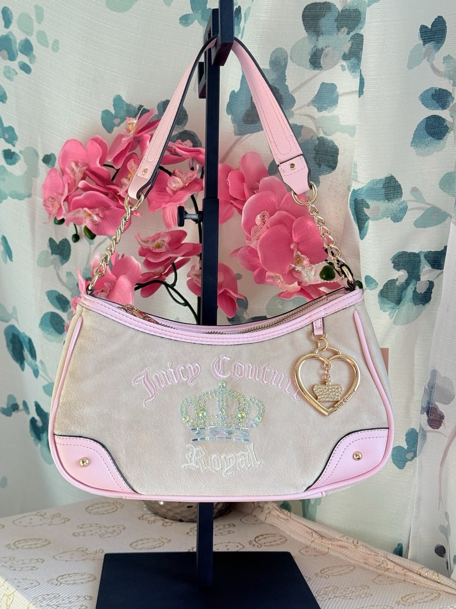 【Juicy Couture ジューシークチュール】ピンククリアバッグ Juicy Couture Tote Bag NEW Transparent Clear Pink