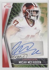2022 SAGE Low Series Auto Red Micah McFadden #A-MM2 Auto 7eo