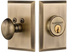 Nostalgic Warehouse NYKNYK_1CYL_238_NA New York Solid Brass