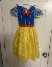 Disney Princess Snow White Dress Costume Girls Size 4T Dress Up Halloween Disney