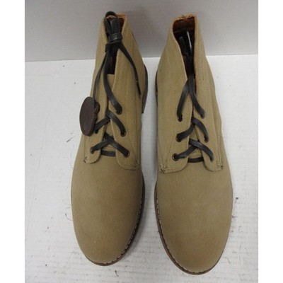 Wolverine Boots Men 11 D Beige 1000 Mile Original Chukka Suede Leather USA Made