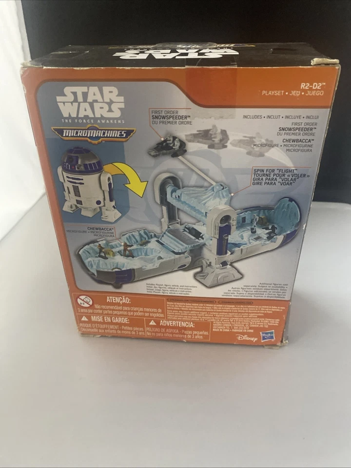 Star Wars The Force Awakens Micro Machines R2-D2 Playset Chewbacca Snow New Toys - Image 2 of 4