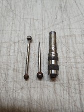 Starrett "Wiggler" Center Finder Tool No. 828 With 2 Probes Made In USA