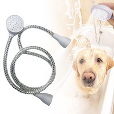 Universal Shower Head Hose Spray Kit Double Tap Mixer for Bath Pet Hairdresser