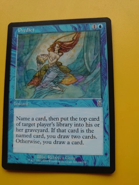 Predict. Instant. Odyssey Magic the Gathering Card. - Image 3 of 4