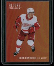 2025-26 Upper Deck Allure #CF-15 Lucas Raymond Color Flow Red-Orange