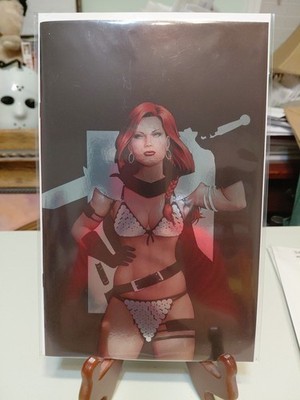 RED SONJA EMPIRE OF THE DAMNED 1 CHRISTOPHER 1:10 FOIL Ratio Variant T Dynamite