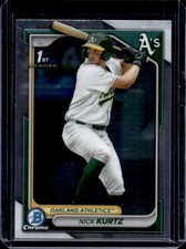 2024 Bowman Draft Nick Kurtz Chrome 1st Prospect #BDC-56 Athletics