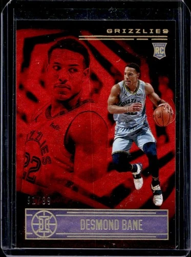 2020-21 Illusions Desmond Bane RC Red Rookie #91/99 Grizzlies