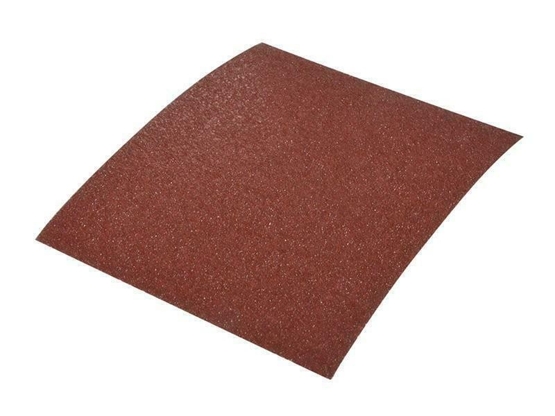 Faithfull 1/4 Sheet Palm Sander Sheets Coarse Grit (Pack Of 5) FAIASPALM5C