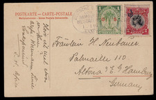 Poste Maritime Allemande HAMBURG-WESTAFRIQUE XXXIX/1.1.07 De Monrovia À Altona