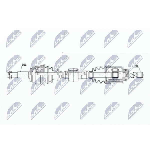NTY NPW-RE-197 Antriebswelle-image