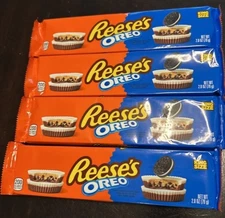 Reese's OREO KING SIZE  4 Milk Choxolate & White Creme Peanut Butter Cups