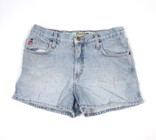 Vintage Mudd Jean Short Shorts Womens Size 4 28 90s Distressed Faded Beach Booty