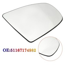 Right Mirror Glass with Heated Wing for BMW X5 X6 E70 E71 E72 08-14 51167174982#