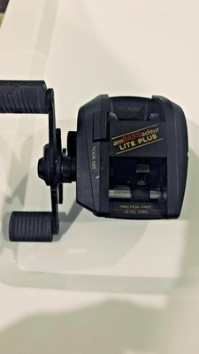 Abu Garcia Ambassadeur Lite Plus Graphite Vintage Baitcasting Reel