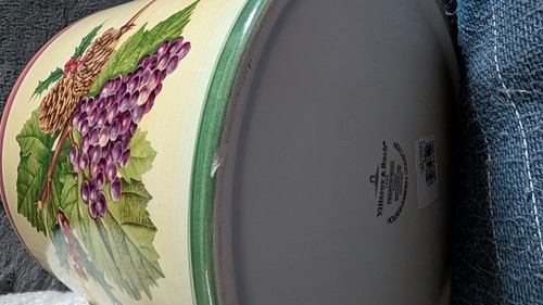 Tarro de galletas vintage 2002 Villeroy & Boch francés Noel - colección casa y jardín - Imagen 2 de 2