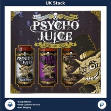 Ultimate Ghost Pepper Hot Sauce Gift Set Trio Extreme Heat 3x 148ml Bottles