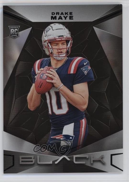 2024 Panini Black Rookies Drake Maye #128 Rookie RC