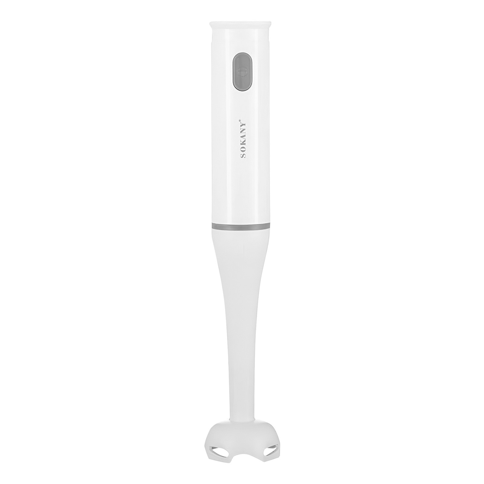 Mixeur plongeant 200W en acier inoxydable avec lame double à double niveau Argent