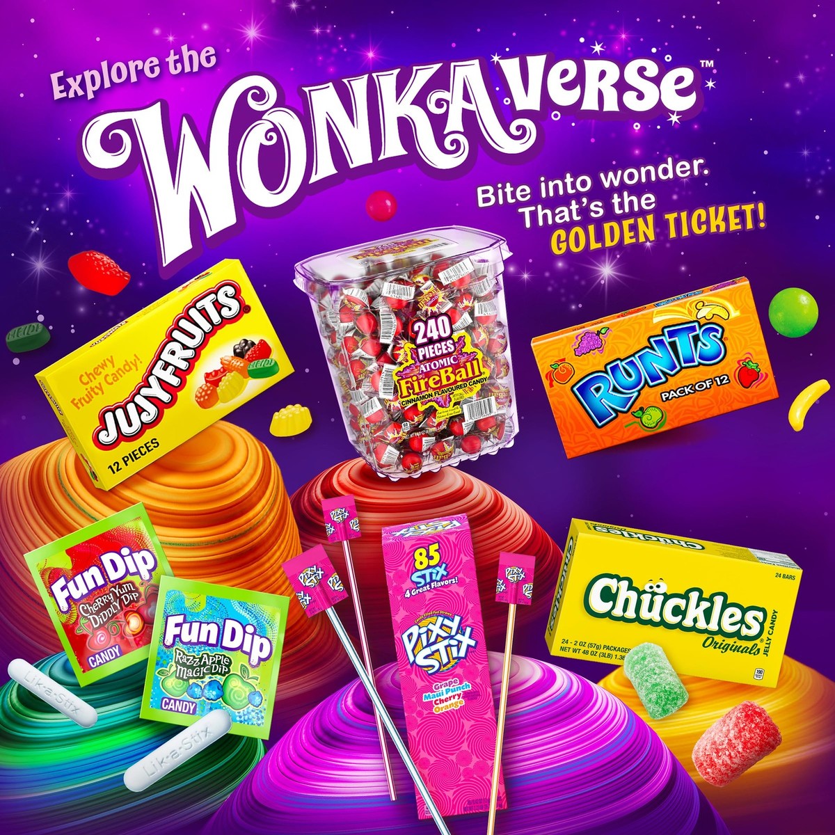 Wonka Red Hots, Cinnamon Flavored Hard Candy, 5.5 Ounce Theater