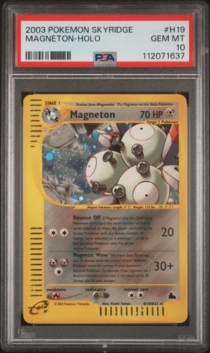 POKEMON MAGNETON-HOLO 2003 SKYRIDGE #H19 PSA 10 *POP 95*