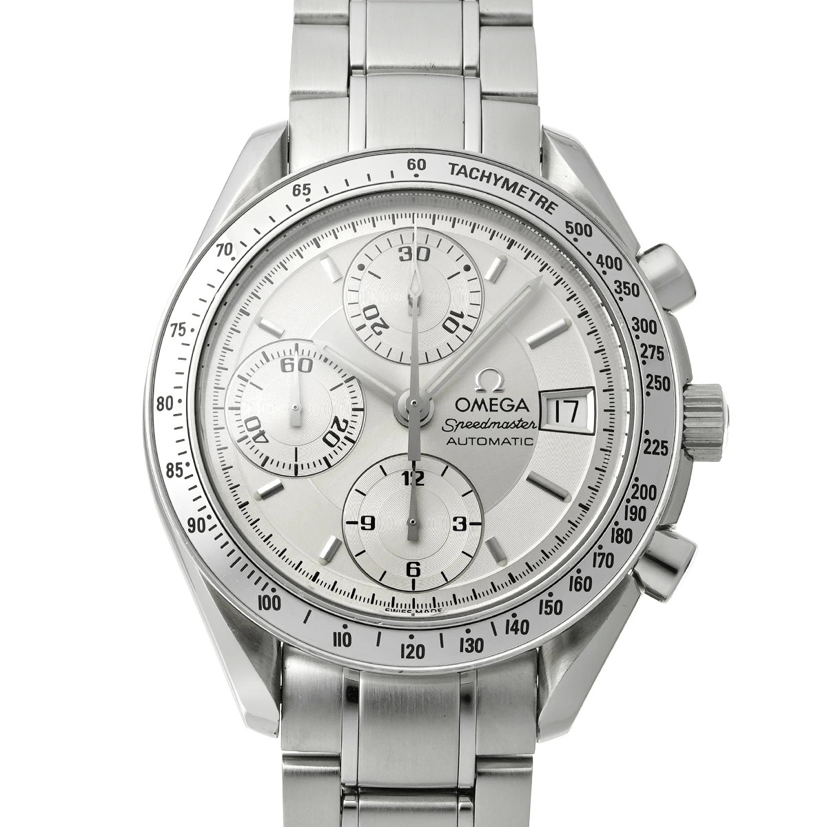 Omega Speedmaster Date 3513.3 Silver Chronograph