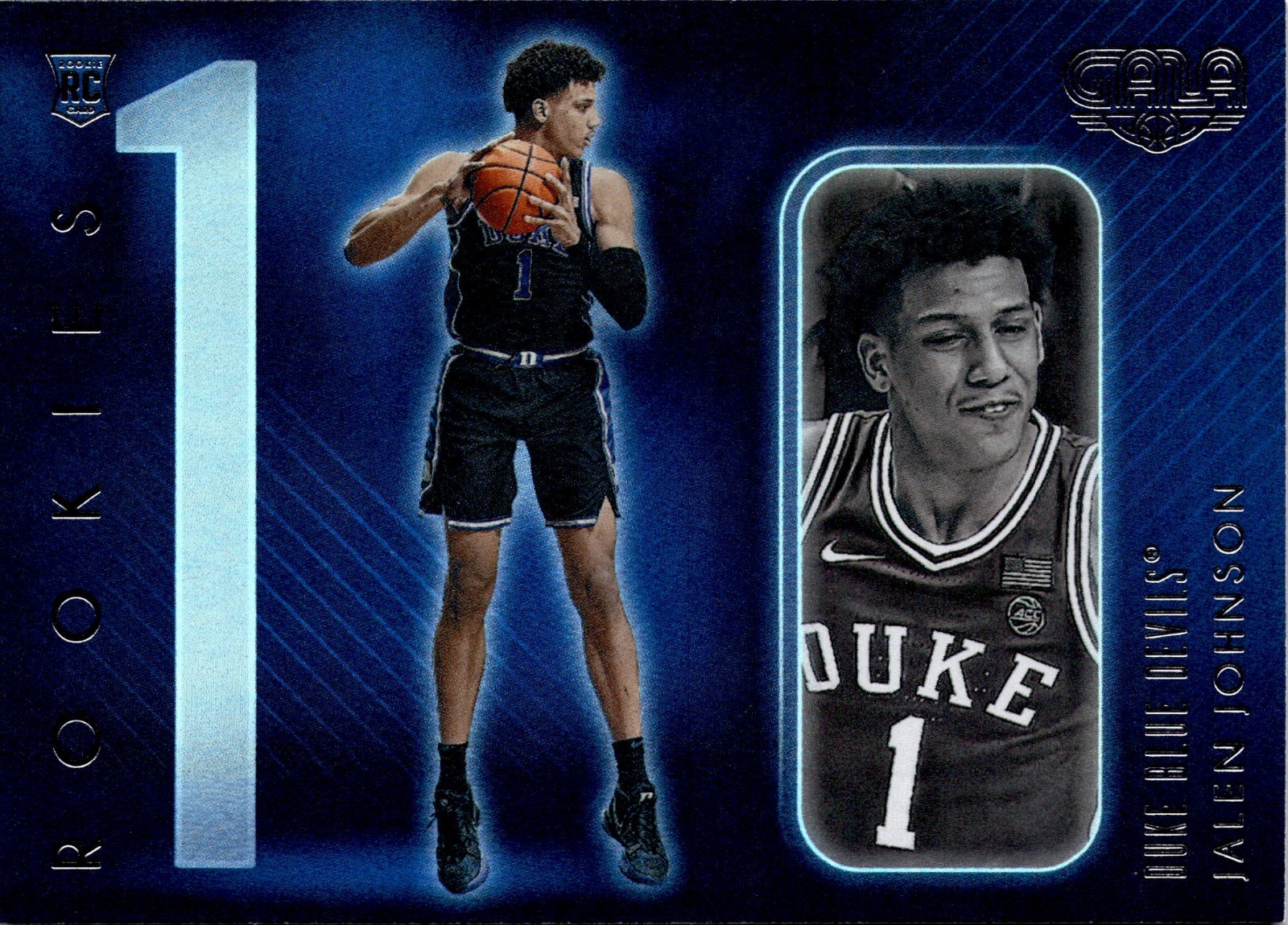 2021-22 Panini Chronicles Draft Gala Holo Jalen Johnson #193 (RC) Atlanta Hawks