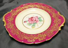 Paragon Cabbage Rose Plate Fine Bone China By Appointment Queen Elizabeth 9.75"d