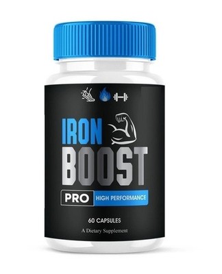 Iron Boost PRO High Performance Supplement ED Stamina pills for MEN 60ct