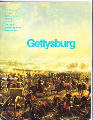 Gettysburg 125th Anniversary Battle Re-enactment Program