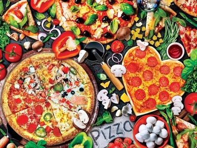 Viva la Pizza 300-Piece Large Format Puzzle (24x18)