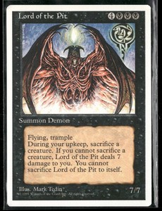 Mtg Lord of the Pit | eBay