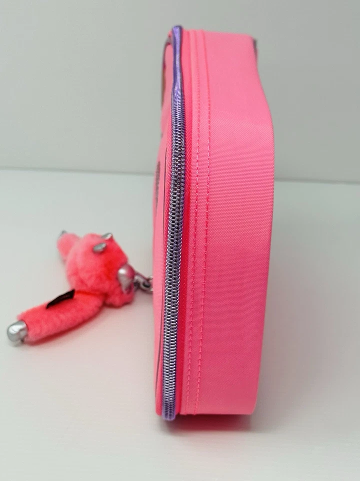 Caixa de acessórios para lápis Kipling 100 canetas poliamida AC3657 rosa frio - Imagem 2 de 4