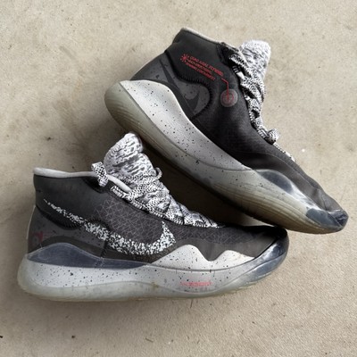 Nike Zoom KD 12 Mens Size Wolf Black Cement Basketball Shoes AR4229-002 