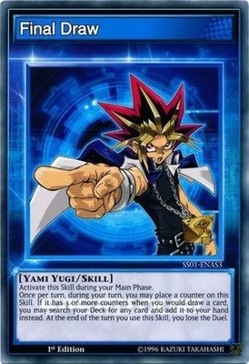 Final Draw - SS01-ENAS3 - Common - 1st Edition - Heavily Played