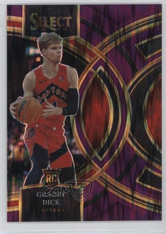 2023 Panini Select Premier Level Purple Flash Prizm /175 Gradey Dick #126 0y4s